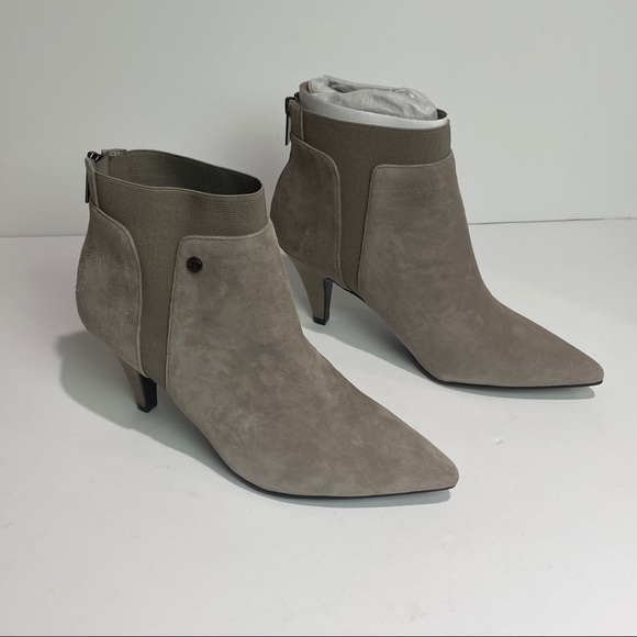 Bandolino Bari Sz 95 Taupe Suede Ankle 